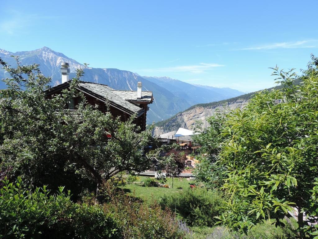 La Demeure Des Elfes Bed and Breakfast Albinen Exteriör bild