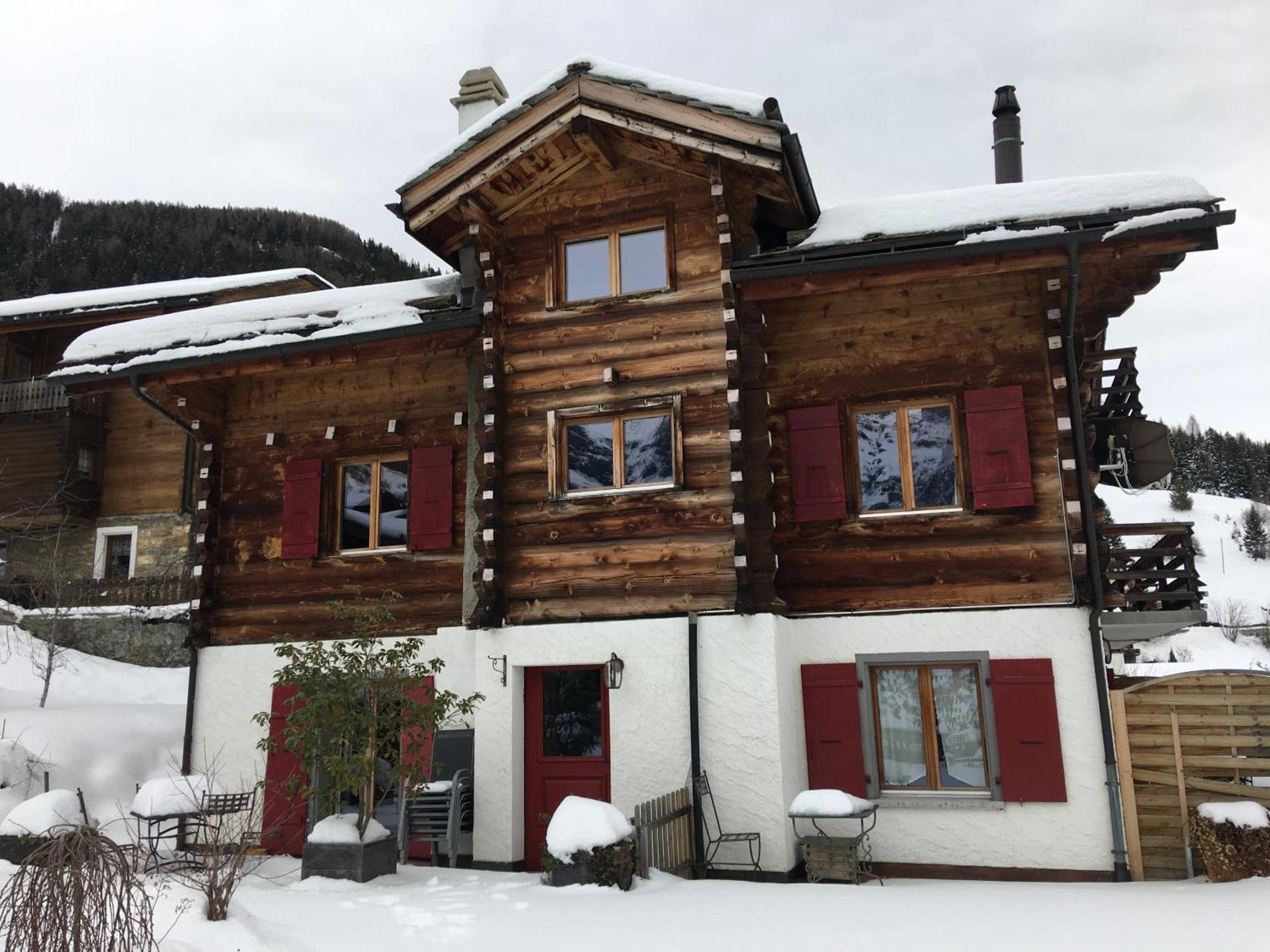 La Demeure Des Elfes Bed and Breakfast Albinen Exteriör bild